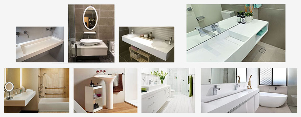 durable top mount bathroom sink customized for hotel-10