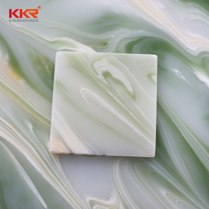 Acrylic Stone Translucent Solid Surface Sheets KKR - A026