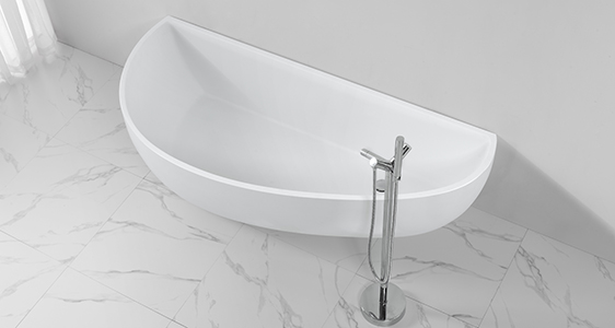high-quality resin stone bathtub OEM for bathroom-1