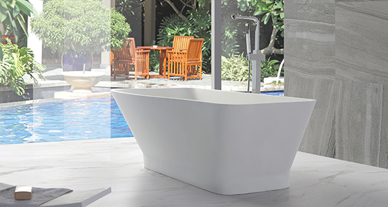 KingKonree matt acrylic freestanding bathtub OEM-1