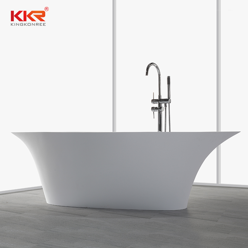 KingKonree 190cm Solid Surface Freestanding Bathtub KKR-B009 Solid Surface Bathtub image29