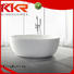 Quality KingKonree Brand Solid Surface Freestanding Bathtub shape b002c