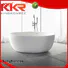 Quality KingKonree Brand Solid Surface Freestanding Bathtub shape b002c