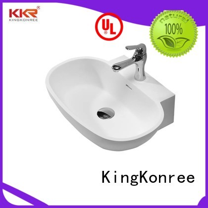 sanitary ware above counter vessel sink supplier for restaurant KingKonree