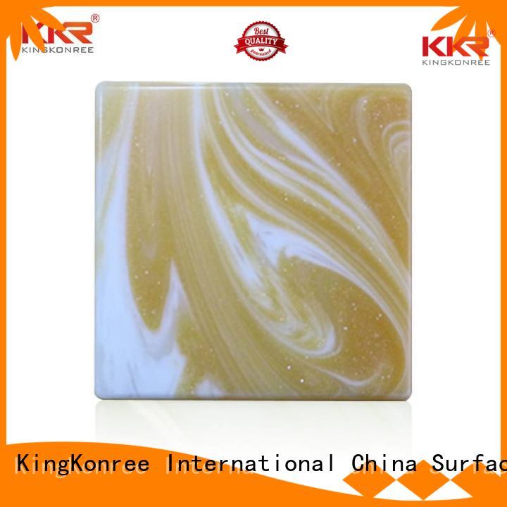 Quality KingKonree Brand stone artificial backlit translucent acrylic wall panels