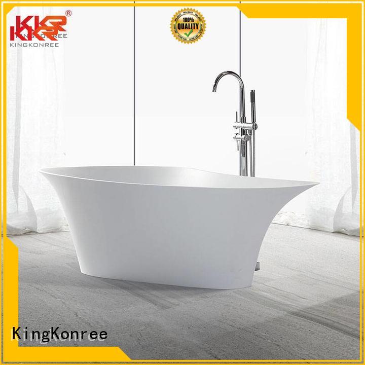 Wholesale modern solid surface bathtub KingKonree Brand
