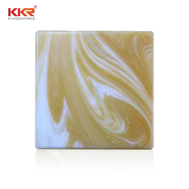 KingKonree China Manufacture Artificial Stone Translucent Solid Surface Sheets KKR - A031 Translucent Solid Surface Sheets image46