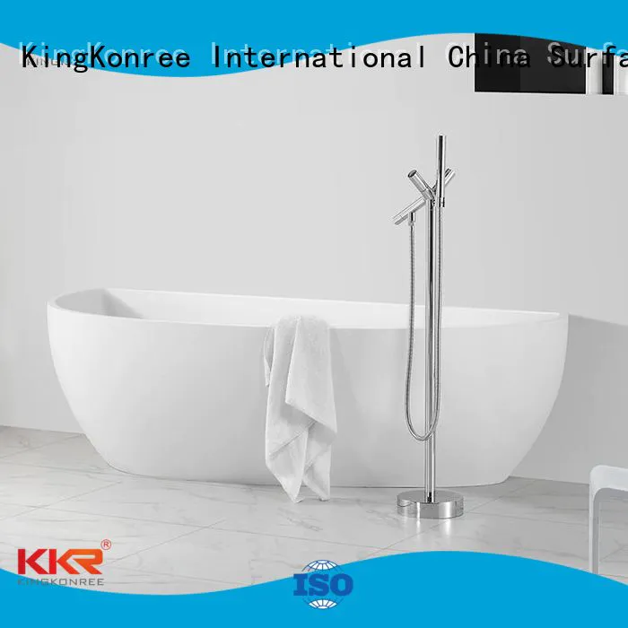 Wholesale stone Solid Surface Freestanding Bathtub KingKonree Brand