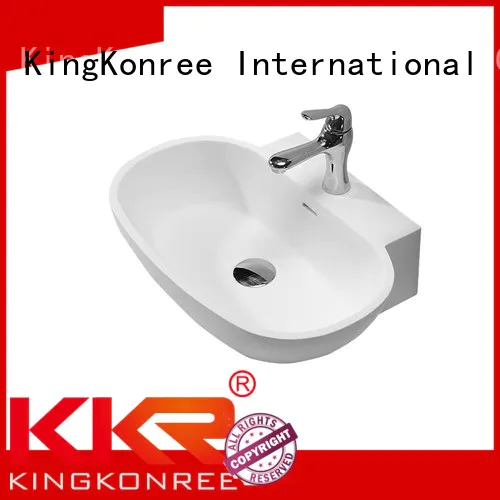 KingKonree Brand square countertop quality oval above counter basin