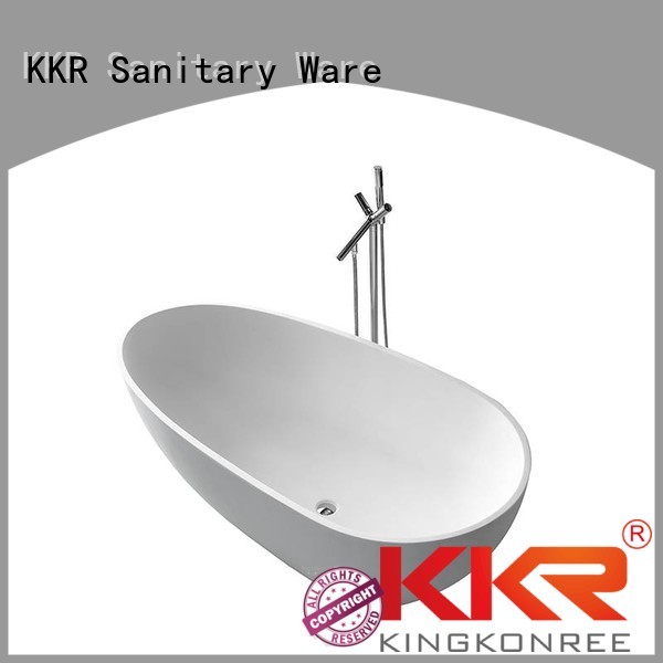 design bath OEM solid surface bathtub KingKonree