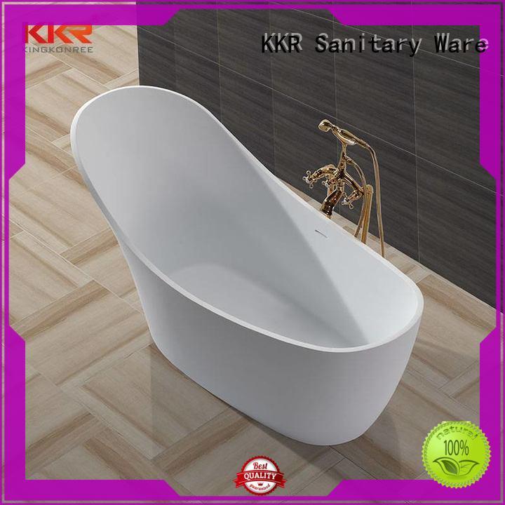 KingKonree hot-sale solid surface freestanding tubs standard