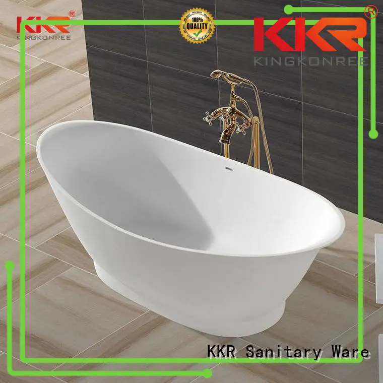 Hot solid surface bathtub free KingKonree Brand