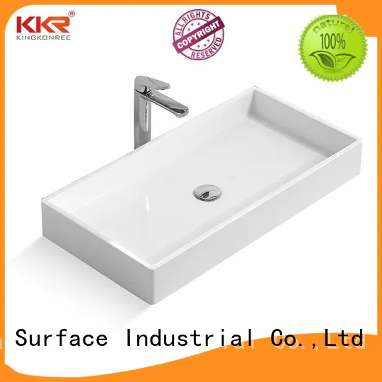 KingKonree best quality morning above counter sink design for restaurant