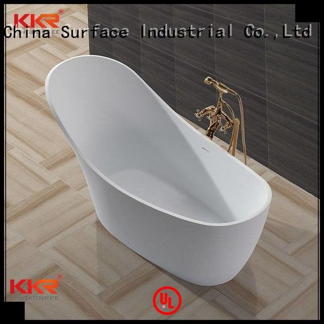 Hot storage Solid Surface Freestanding Bathtub soaking KingKonree Brand