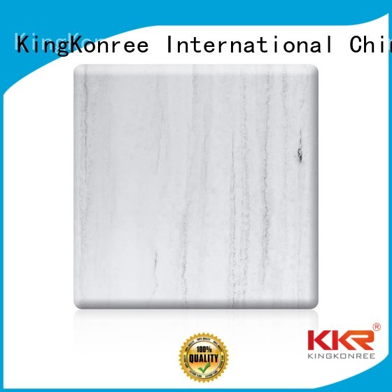Wholesale pattern solid acrylic sheet surface KingKonree Brand
