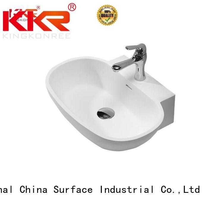 oval above counter basin counter solid wash KingKonree Brand