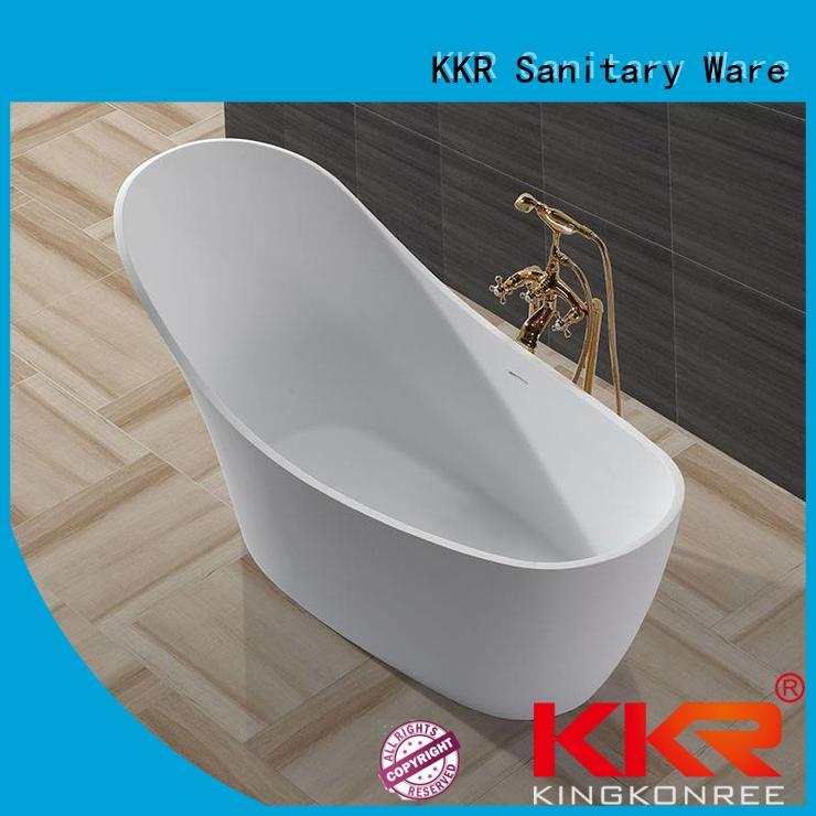 Hot acrylic Solid Surface Freestanding Bathtub b002c KingKonree Brand