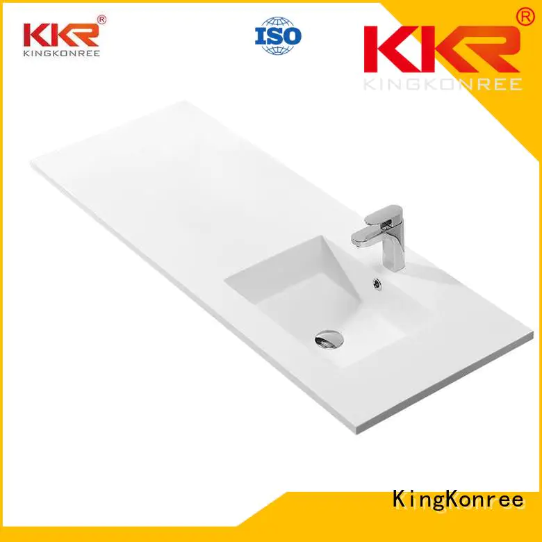Hot acrylic cloakroom basin with cabine marble touch KingKonree Brand