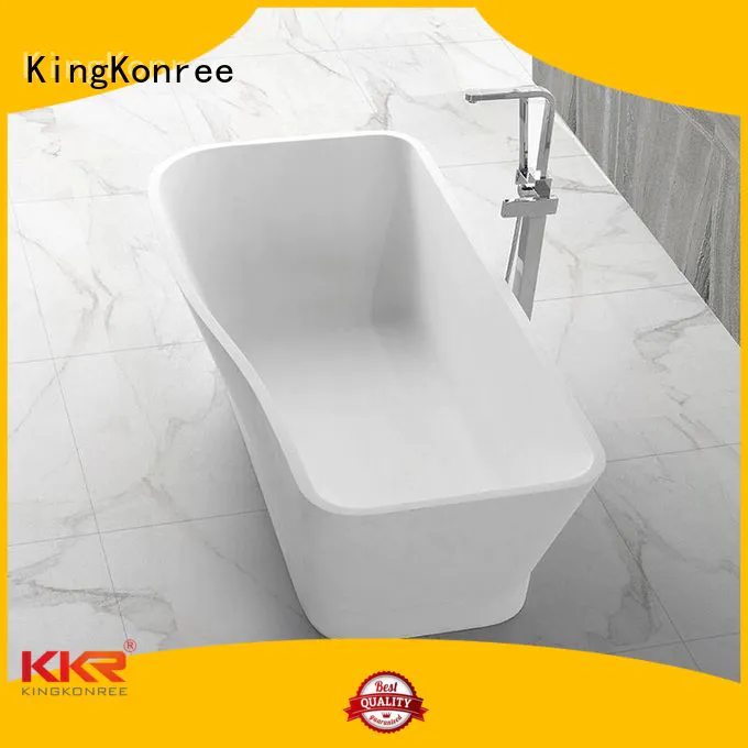 oval resin b010 solid surface bathtub KingKonree Brand company