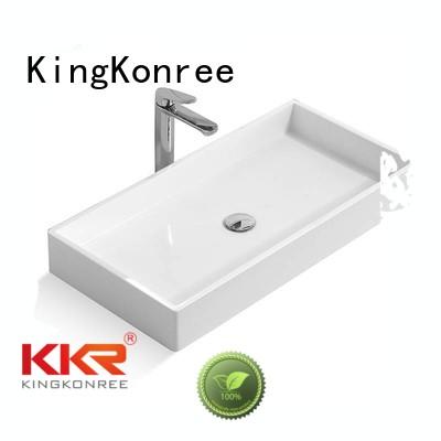 square wash above counter basins artificial KingKonree Brand