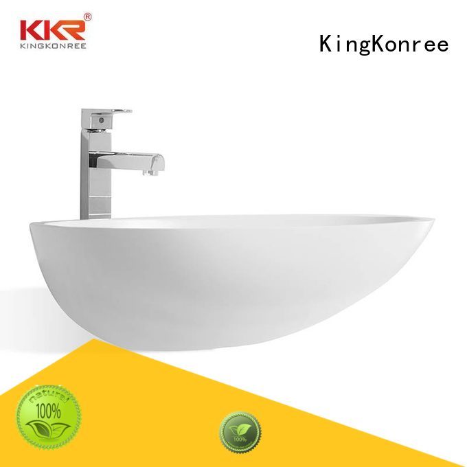 square above counter bathroom sink basin for hotel KingKonree