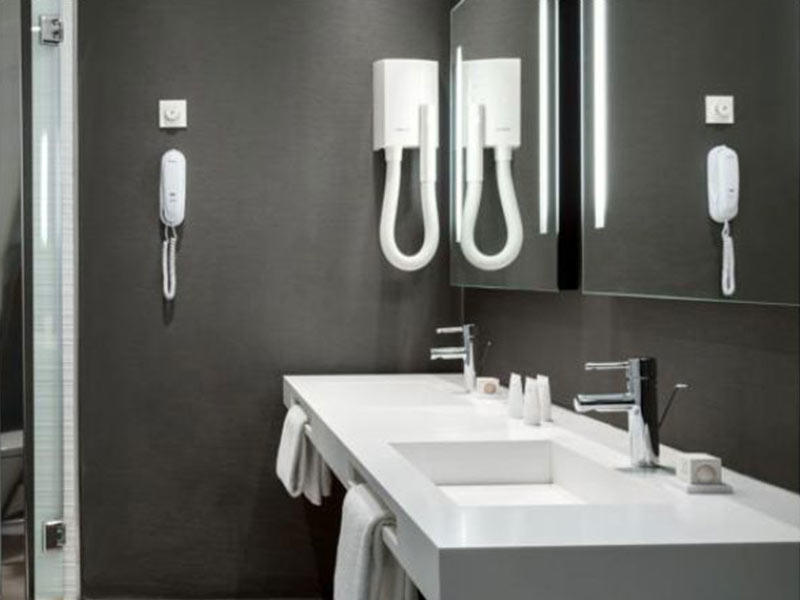 Solid Surface Bathroom Vanities for AC hotel