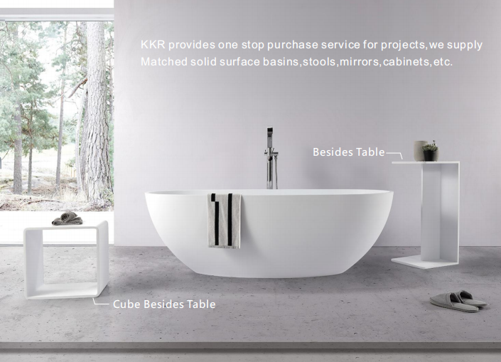 Solid Surface Bathtub and Other Accessories - Kingkonree