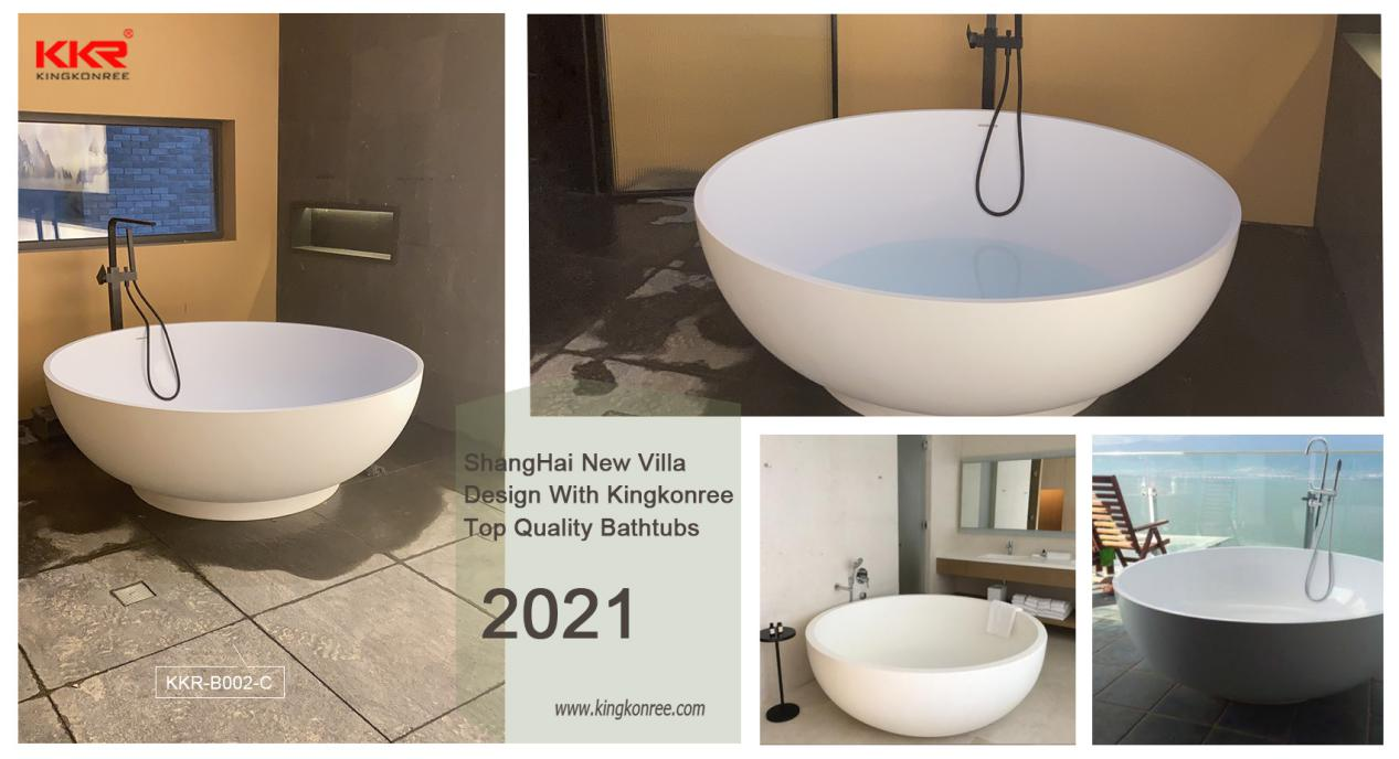 Solid Surface Bathtub and Other Accessories - Kingkonree