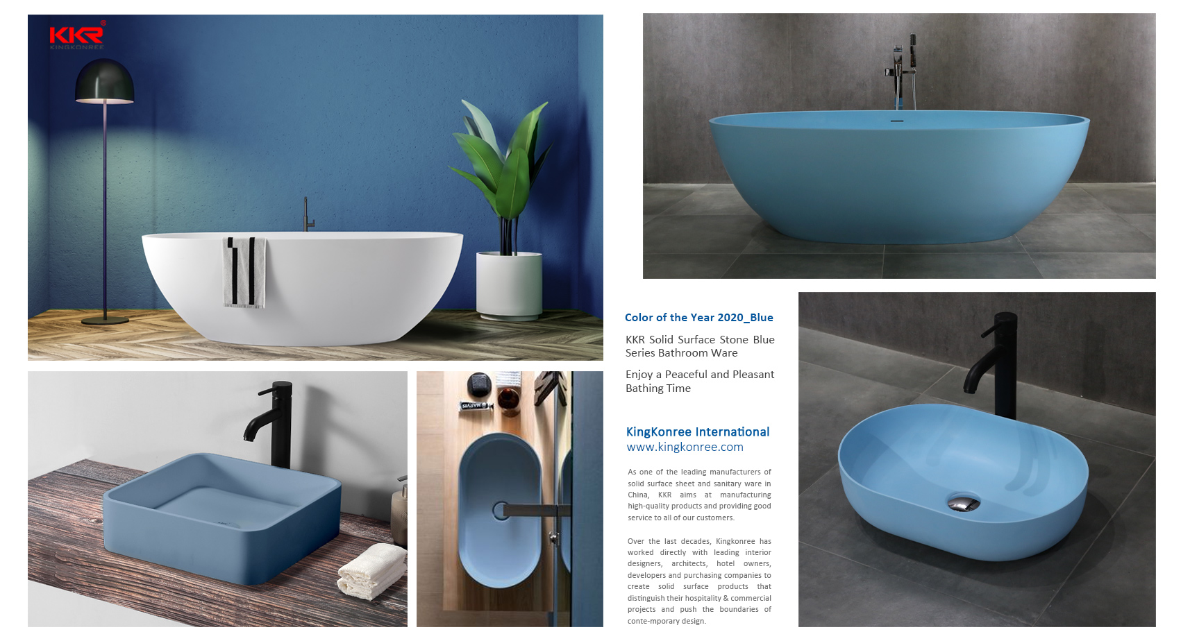 Solid Surface Bathtub and Other Accessories - Kingkonree