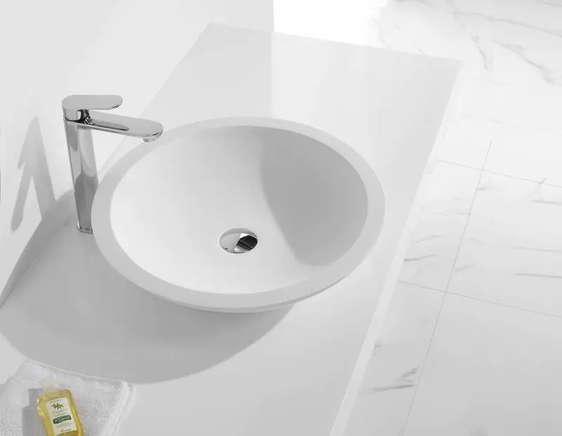 Round Above Counter Wash Basin With 500mm Diameter KKR-1300