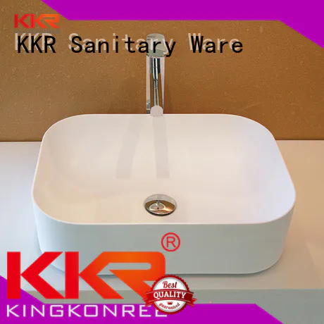 Wholesale surface shape above counter basins KingKonree Brand
