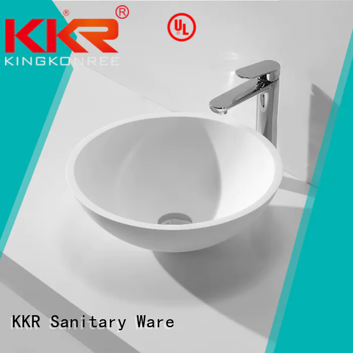 KingKonree Brand acyrlic kkr custom oval above counter basin