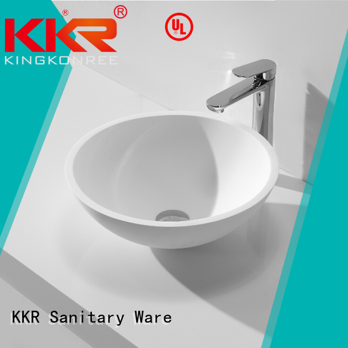 KingKonree Brand acyrlic kkr custom oval above counter basin