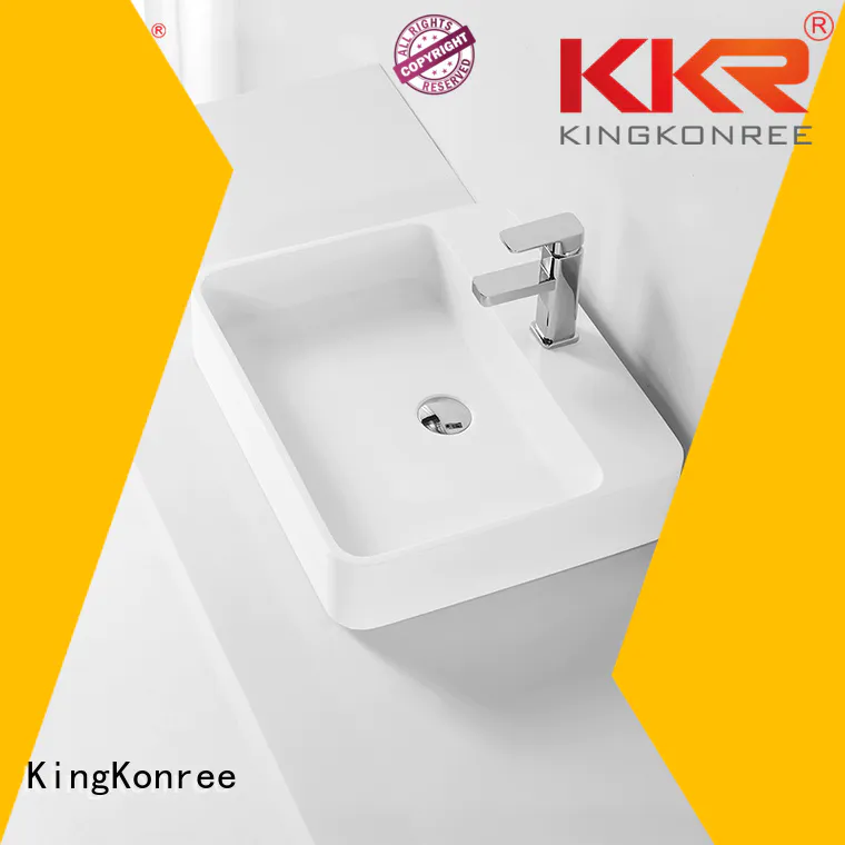 Wholesale wash oval above counter basin oval KingKonree Brand