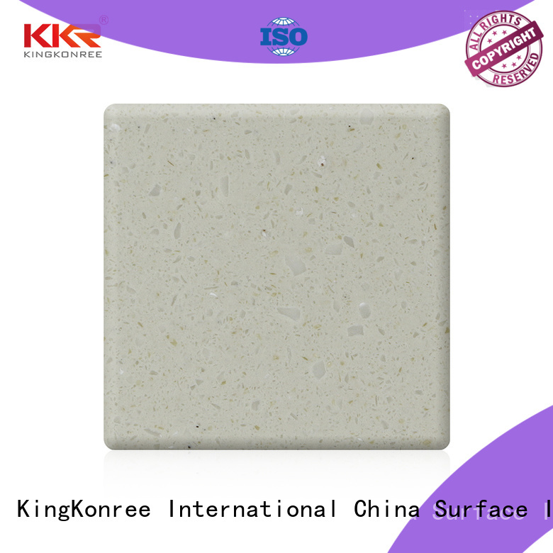 KingKonree red solid surface material manufacturer for restaurant