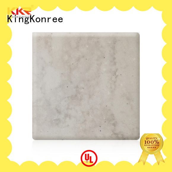 KingKonree veining acrylic solid surface customized for hotel