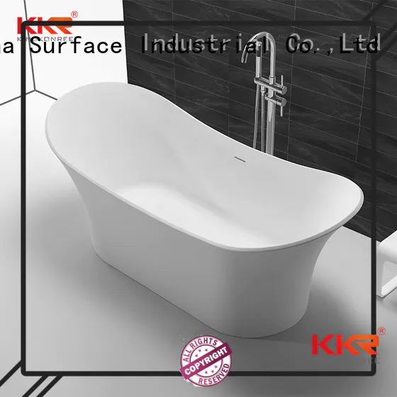 bathroom storage OEM solid surface bathtub KingKonree