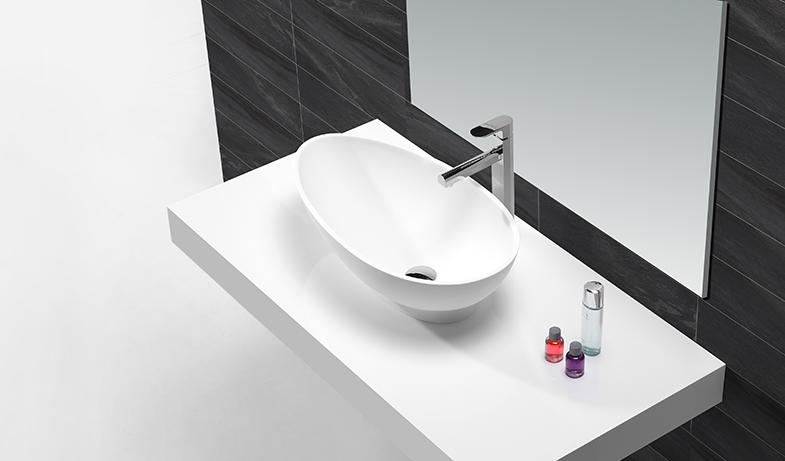 durable top mount bathroom sink customized for hotel-1