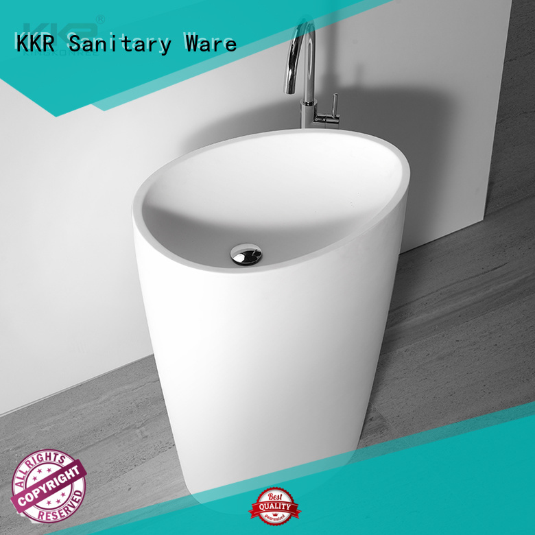 rectangle freestanding vanity sink ware for home KingKonree