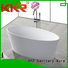 Quality KingKonree Brand Solid Surface Freestanding Bathtub black