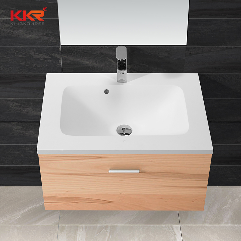 KingKonree Sanitary ware luxurious solid surface cabinet basin KKR-1523 Cabinet Basin image15