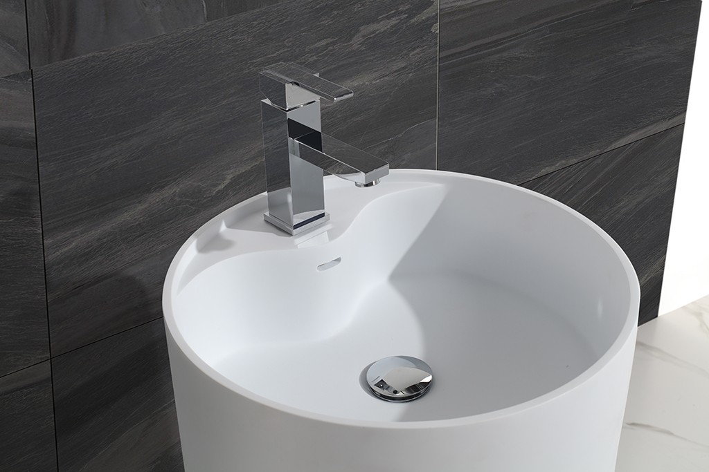 KingKonree Brand marble solid basin custom bathroom free standing basins
