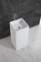 acyrlic white KingKonree Brand bathroom free standing basins factory
