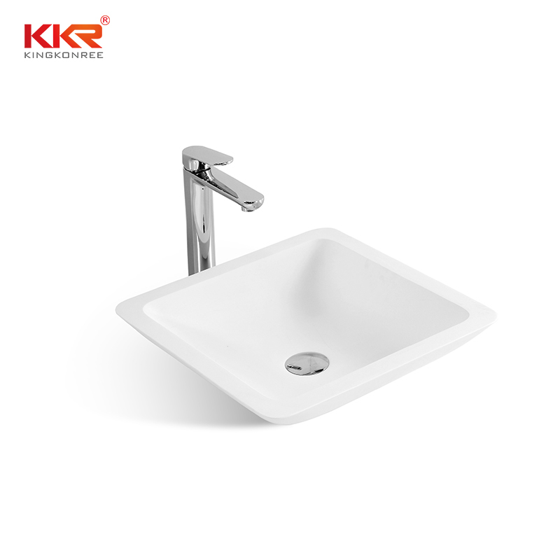 Hot selling good quality bathroom solid surface wash basin KKR-1320