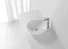 White Solid Surface Small Round Wash Basin KKR-1306