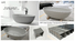 white rectangular freestanding bathtub OEM for family decoration