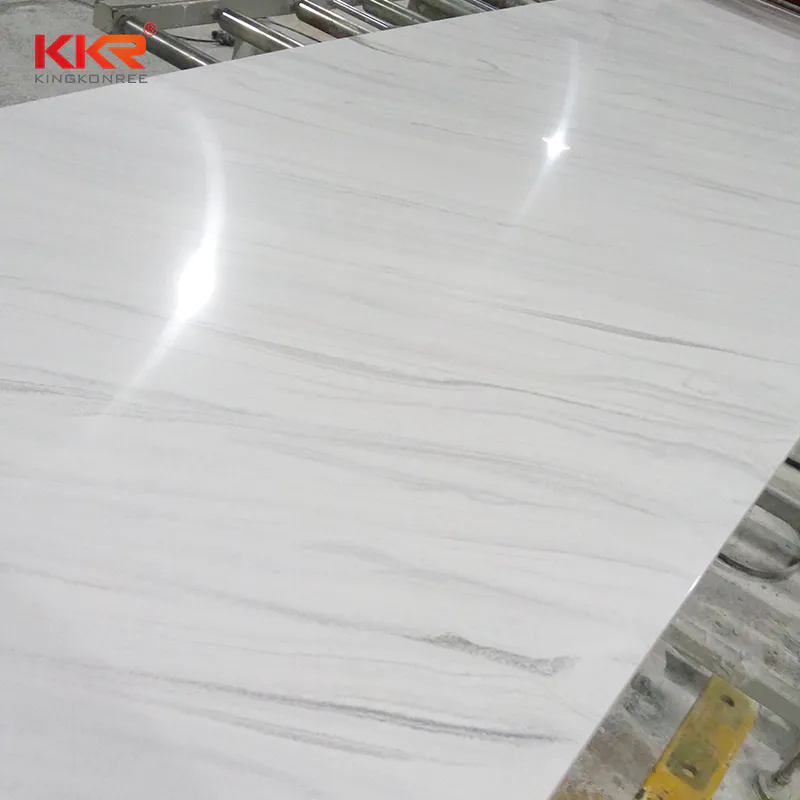 Marble Color Pure Acrylic Solid Surface Sheets KKR-M6805