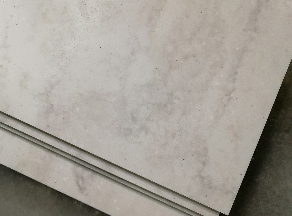 Artificial Stone Pure Acrylic Solid Surface Sheet With Texture Pattern KKR-M6801-10