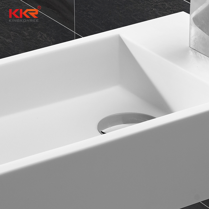 KKR Wholesale Small Size Wall Hung Solid Surface Basin KKR-1105