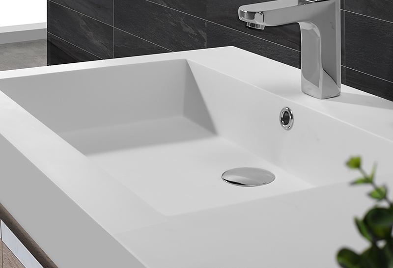 sanitary ware rectangular wash basin white for bathroom KingKonree